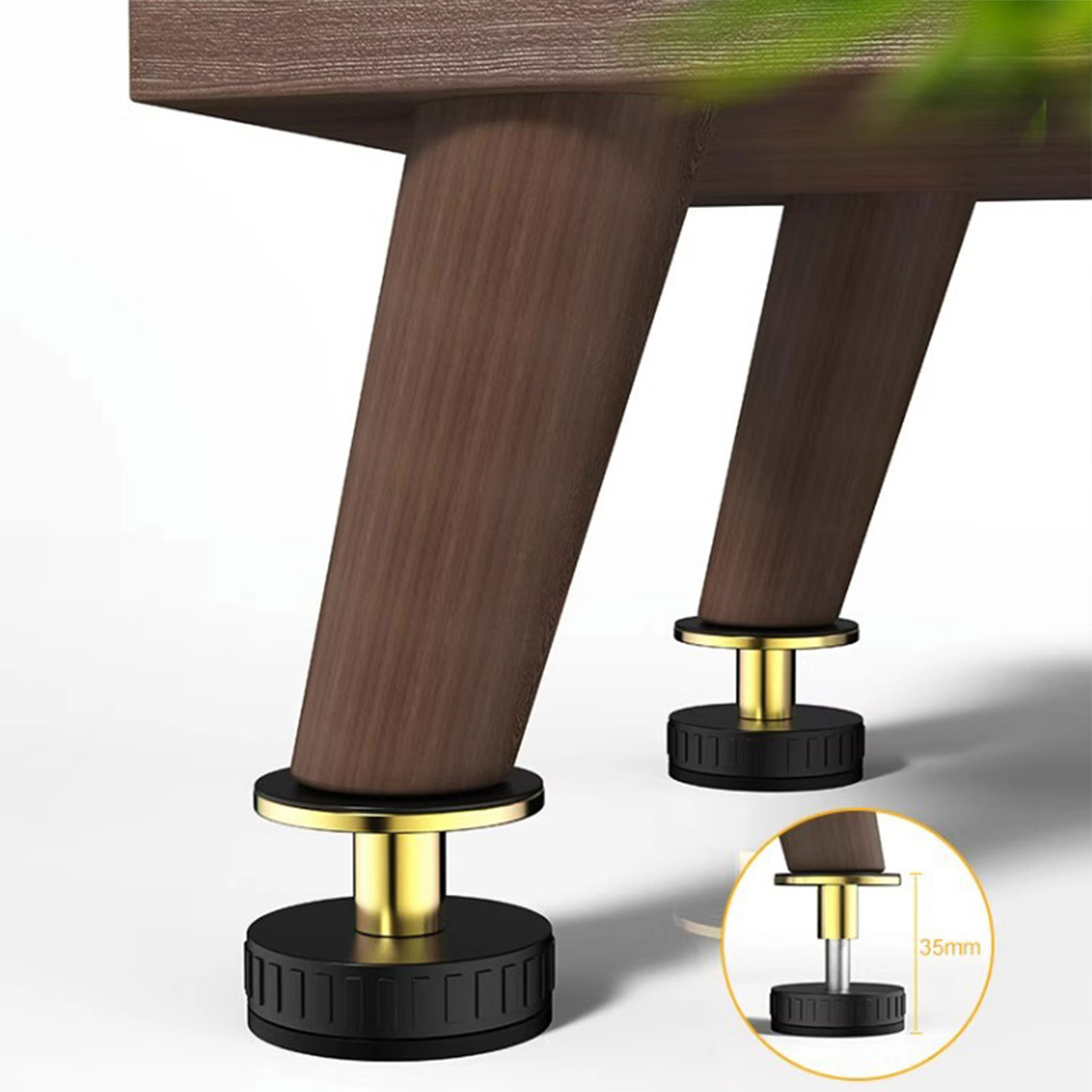 Cabinet Hinge Overlay - 4 szt. Regulowane podpórki pod nogi