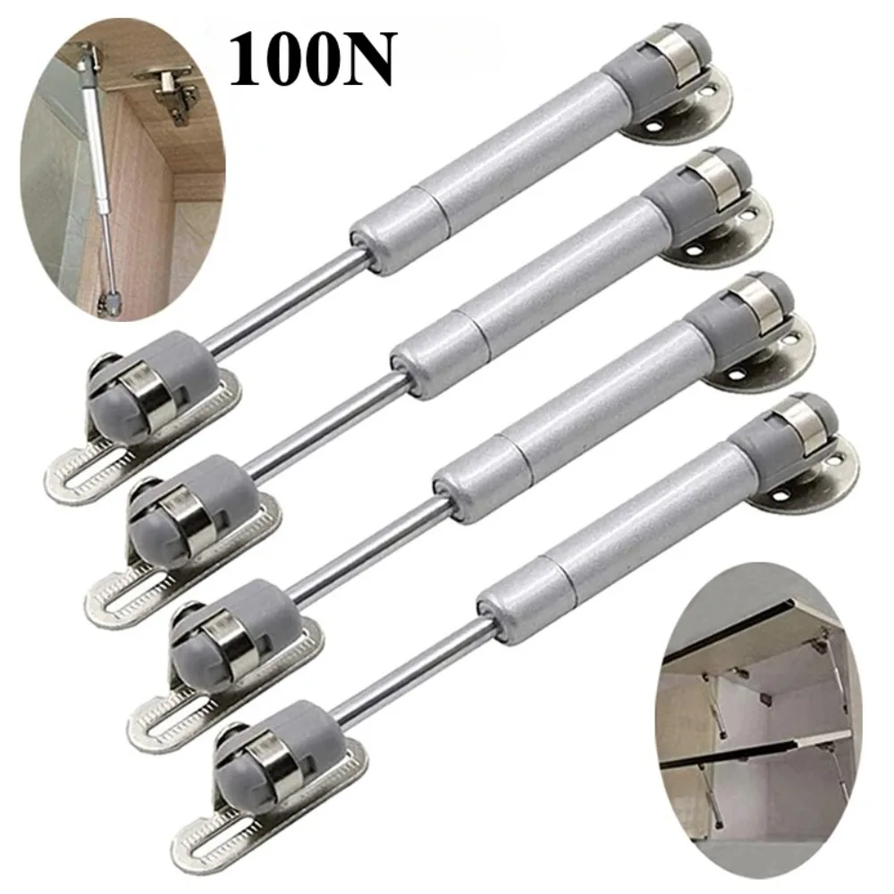 Cabinet Hinge Overlay - 2/4 szt. Amortyzatory gazowe 100N, sprężyny