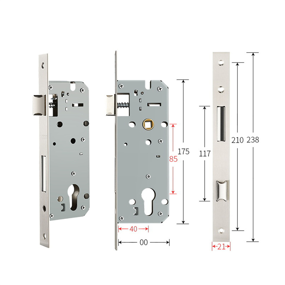 Furniture Hardware Fitting - 1 SZT. 8520/8525/8530/8535 Metalowy Zamek do