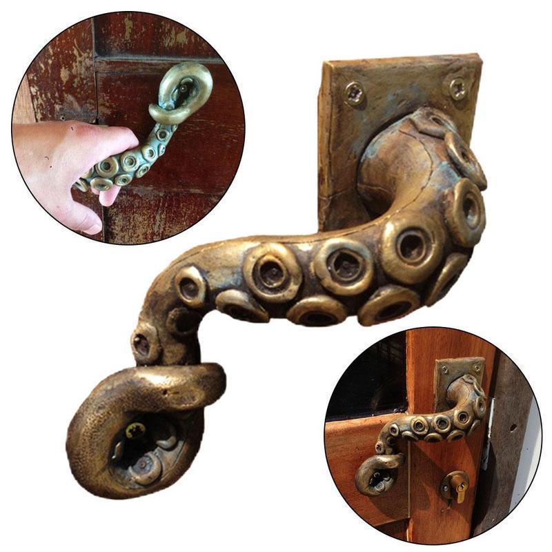 Furniture Hardware Manufacturer - Vintage ośmiornica klamka drzwi w zwierzęcym