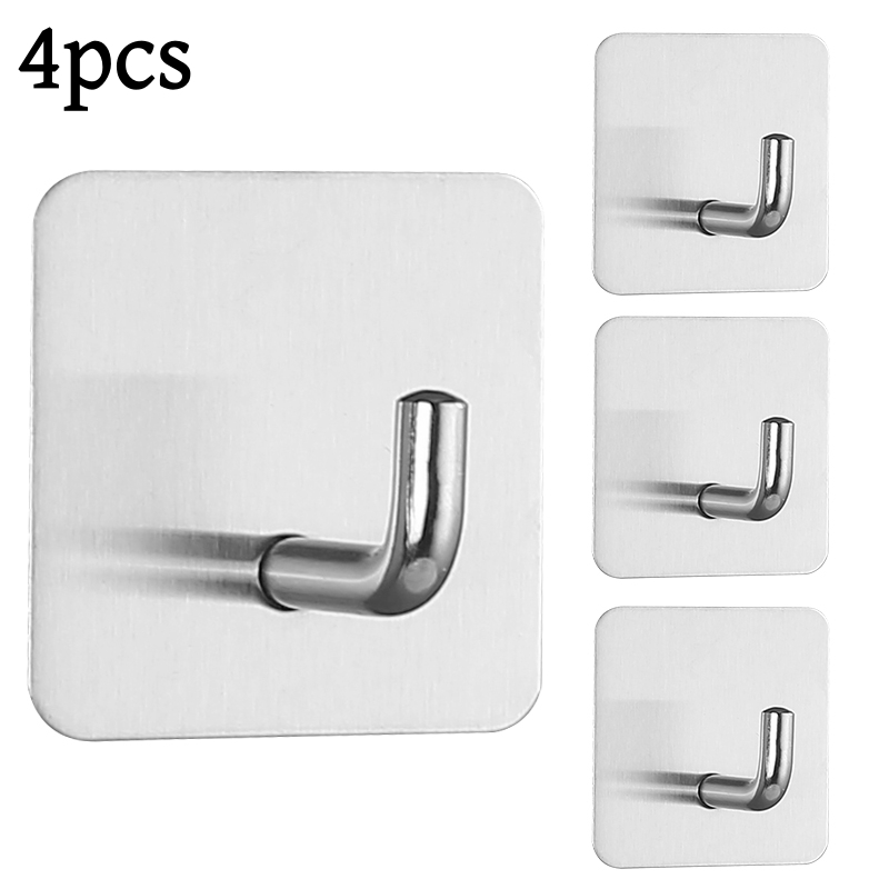Furniture Hardware Fitting - 2-4 szt. Samoprzylepne haczyki ścienne, wieszak