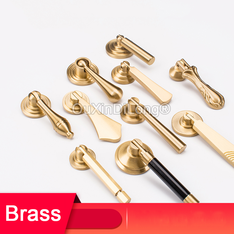 1 SZT. Mosiężne uchwyty w styl – Furniture Hardware Drop Pulls recenzja i cena