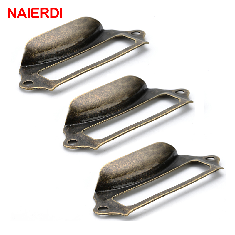 10szt NAIERDI Antyczne uchwyty – Furniture Hardware Names recenzja i cena