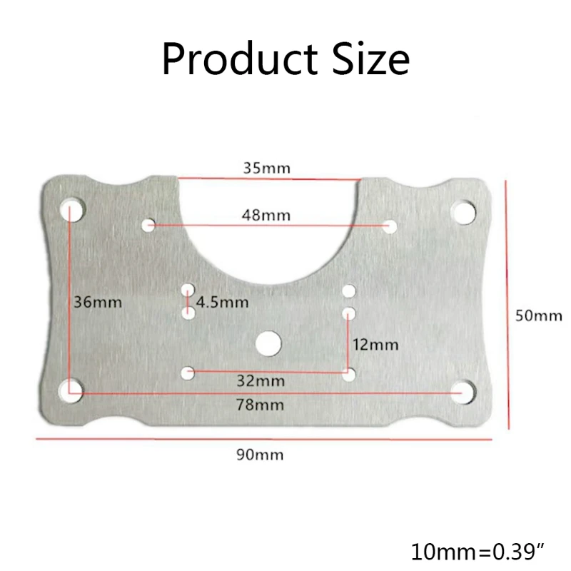 4 szt. Płytka naprawcza zawias – Cabinet Hinge Overlay recenzja i cena